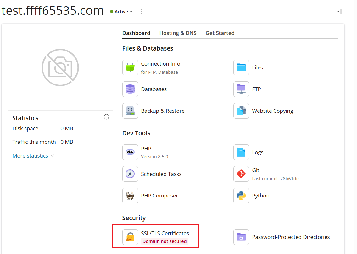 图九：进入 SSL 页面